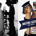 Benny nel back stage per la Birra Peroni