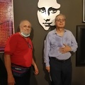 Benny con Vittorio Sgarbi